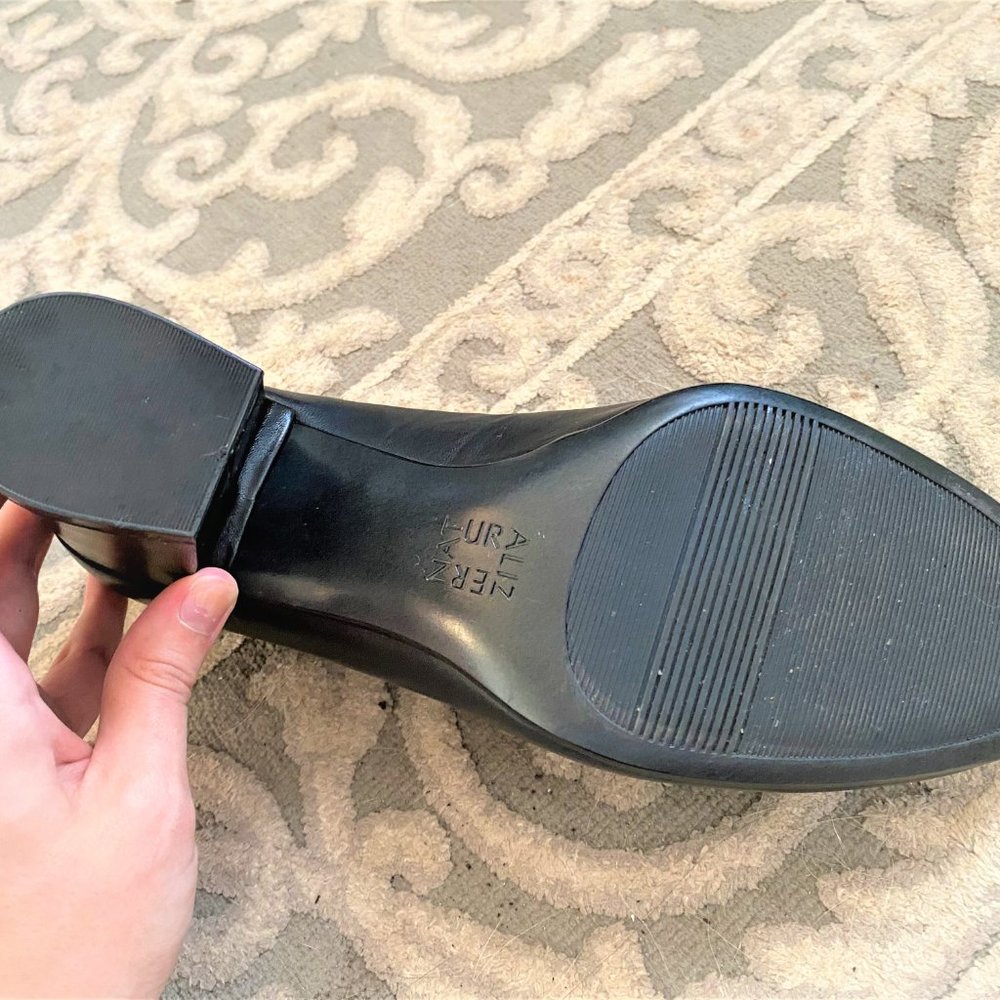 Leather Heeled Loafers - Picture 6 of 6